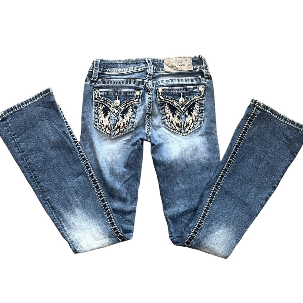 Miss Me Wing Bootcut Jean 24